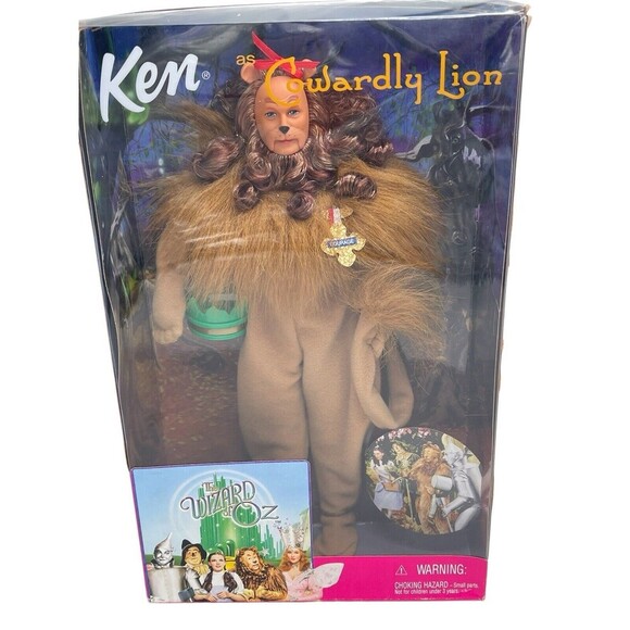 BARBIE DOLL 1999 THE WIZARD OF OZ AS COWARDLY LION KEN 25814 New - Picture 1 of 15